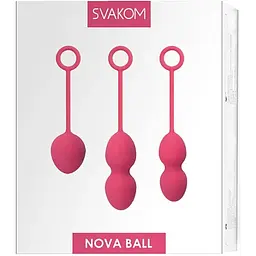 Набір вагінальних кульок Svakom Nova Plum Red зі зміщеним центром ваги - мініатюра 6