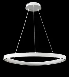 Люстра стельова LED Splendid Ray L2550/650/1, 1 лампа, 40-140 см, білий, з пультом, сучасний стиль