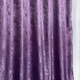 Жакардові штори "пісок" фіолетового кольору на тасьмі 2шт. 150х270 ALBO pbe0052484 - мініатюра 9