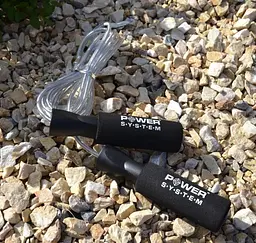 Скакалка швидкісна з підшипниками Power System PS-4004 Speed Jump Rope 2,8 м (PS-4004_Black-Steel) - мініатюра 4