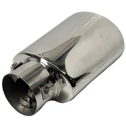 Насадка на глушник Elegant Овальна Ø 65 х 120 x 180 мм Хром (EL 106 025) - мініатюра 2