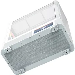 Корпус Modecom VOLCANO AQ400 ARGB MIDI SIDE LCD 6,2”, 4x120mm fans БІЛИЙ без Блок живлення ATX - мініатюра 10