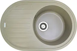 Кухонна мийка Adamant ELLIPSIS сахара 765x495x200 мм, з крилом 76,5 см