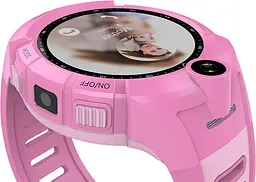 Смарт-годинник UWatch Q610 Kid smart watch Pink - мініатюра 2