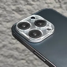 Захисне скло на камеру Full Block (тех.пак) для Apple iPhone 15 Pro (6.1) / 15 Pro Max (6.7) Прозорий - мініатюра 2
