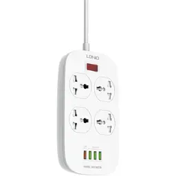 Мережевий фільтр живлення LDNIO SC4407Q 4роз. 4USB 2м (SC4407Q) - мініатюра 3