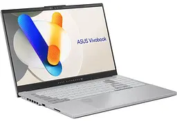 Ноутбук ASUS 15.6 Vivobook Pro 15 N6506CU-MA013X 3K OLED/Intel U9-285H/24GB/2TB/RTX 4050 6GB/W11P/Cool Silver (90NB15E2-M000L0) - мініатюра 3