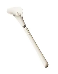 Розкішний вібромасажер Zalo - Calla Ivory White, двосторонній, 2 мотори - мініатюра 5