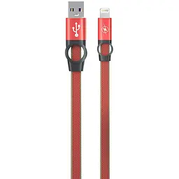 USB кабель Gelius Pro Flexible 2 GP-UC07i iPhone X Lighting Red
