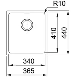 Кухонна мийка Franke SID 110-34 144.0649.548 - мініатюра 3