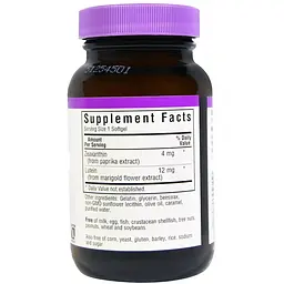 Зеаксантин + лютеїн Bluebonnet Nutrition 60 капсул - мініатюра 2