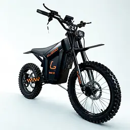 Пітбайк KUGOO Wish 01 MAX BLACK EDITION 52V 2000W 35Ah | Чорний | з підсиленою рамою, гідравлічними гальмами та пневматичним амортизатором