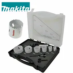 Набір свердл корончастих біметалевих для сантехніка Makita D-47117 - мініатюра 3
