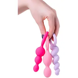 Набір анальних пробок Satisfyer Plugs Booty Call, 3 шт, Різнокольоровий - мініатюра 9