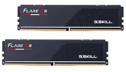 Пам'ять 16Gb x 2 (32Gb Kit) DDR5, 6000 MHz, G.Skill Flare X5, Black, 36-36-36-96, 1.35V, з радіатором (F5-6000J3636F16GX2-FX5) - мініатюра 2