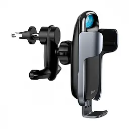 Тримач в машину з бездротовим ЗП Baseus Milky Way Electric Bracket black (28270) - мініатюра 8