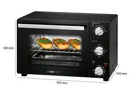 Електродуховка Clatronic MBG 3726 Black 20 л - мініатюра 2