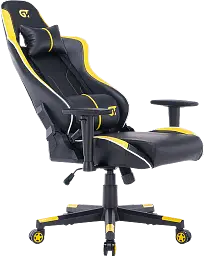 Геймерське крісло GT Racer чорне з жовтим (X-2528 Black/Yellow) - мініатюра 6