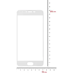 Захисне скло BeCover для Meizu X White (701169) - мініатюра 3