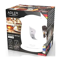 Електрочайник Adler AD 08 білий - мініатюра 5