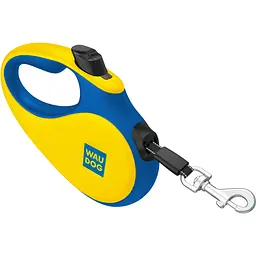 Повідець для собак WAUDOG R-leash Colors of freedom світловідбиваюча стрічка L 5 м (383-4020) - мініатюра 2