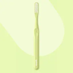 Зубна щітка GUM Classic Bio-Based Handle повна м'яка світло-зелена - мініатюра 4