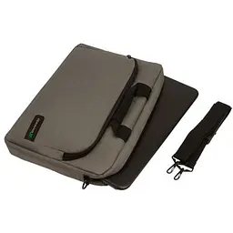 Сумка для ноутбука Grand-X 15.6" SB-129 Grey Ripstop Nylon (SB-129G) - мініатюра 5