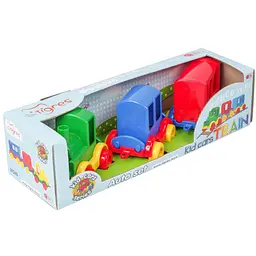 Паровозик Tigres Kid cars 3 вагончика (39260) - мініатюра 3