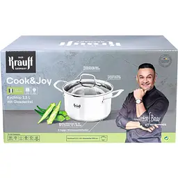 Каструля Krauff Cook&Joy зі скляною кришкою діаметр 18 см 2.5 л (26-238-117) - мініатюра 13