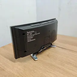 Годинник настільний з радіо Technoline WT460 Blue LED Black/Silver (WT460 blaue LED), Чорний - мініатюра 8