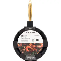 Сковорода Ardesto Black Mars Sparkle 26 см чорна (AR1926BM) - мініатюра 11