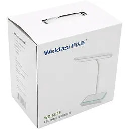 Настільна лампа Weidasi WD-6048 5 Вт 153 Lm сенсорне керування діммер 2400 mAh 20 LED White Box  - мініатюра 3