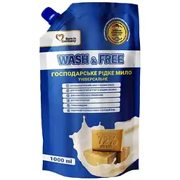 Мило господарське рідке WASH & FREE 1л DOYPACK