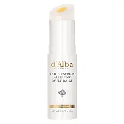 Мультифункціональний антивіковий стик d'Alba Double Serum All In One Multi Balm 10 г (DLB058) - мініатюра 2