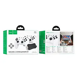 Набір відеоігор з контролерами HOCO Collection game box+two wireless gamepads set GA31 |2.4G, HDTV| - мініатюра 2