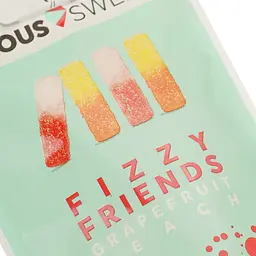 Цукерки желейні Jealous Sweets Fizzy Friends Грейпфрут та Персик 40 г (787040) - мініатюра 3
