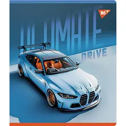 Зошит для записів А5 Yes Ultimate drive 24 аркуша в клітинку (767541)  