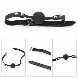 Набір БДСМ - Deluxe Bondage Kit (маска, вібратор, кляп, пір'їнка) - мініатюра 4