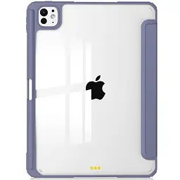 Чохол-книжка BeCover Soft Edge TPU з кріпленням Apple Pencil для Apple iPad Pro 11" M4 2024 Пурпуровий (711716) - мініатюра 2