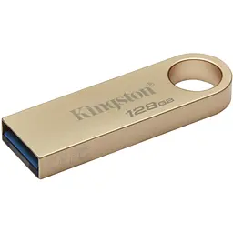 USB флеш накопичувач Kingston 128GB DataTraveler SE9 G3 Gold USB 3.2 (DTSE9G3/128GB) - мініатюра 2