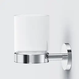 Склянка з настінним тримачем скляна AM.PM X-Joy A85A34300 хром - мініатюра 5