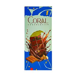 Шоколад Дубайський Coral Chocolatier з фісташковою начинкою та катаїфі 100 г