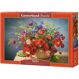Пазл Castorland puzzle Букет з маками, 500 ел. (B-53506)