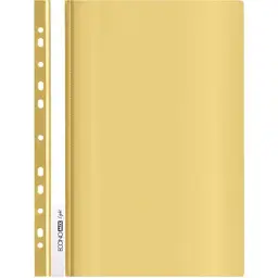 Папка-скоросшиватель Economix А4 Light из перфорации, желтая (E38504-05)