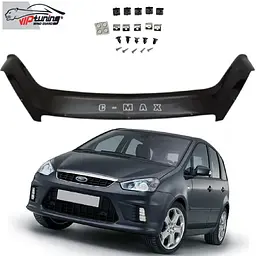 Дефлектор капоту мухобійка для Ford C-Max 2007-2010 Євро Кріплення (Vip Tuning)