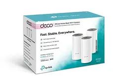Домашня Mesh Wi-Fi система (3шт у комплекті), арт. Deco E4(3-Pack) - мініатюра 2