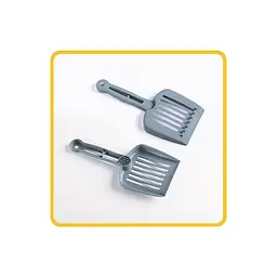 Туалет для котів Stefanplast Sprint Corner Plus з фільтром 40х56х40 см білий/темно-cірий (96815) - мініатюра 3