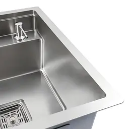 Кухонна мийка Platinum TZ прихована нержавійка 40x50 - мініатюра 8