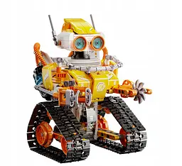 Конструктор робот програмований STEM-робот 3 в 1 Robot W - bot CaDa з пультом і додатком робот-трансформер для дітей на радіокеруванні, 455 деталі - мініатюра 2