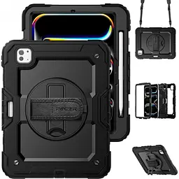 Чохол ArmorStandart Panzer для Apple iPad Pro 11` (2024-2025) Black (ARM82527) [135041] - мініатюра 4